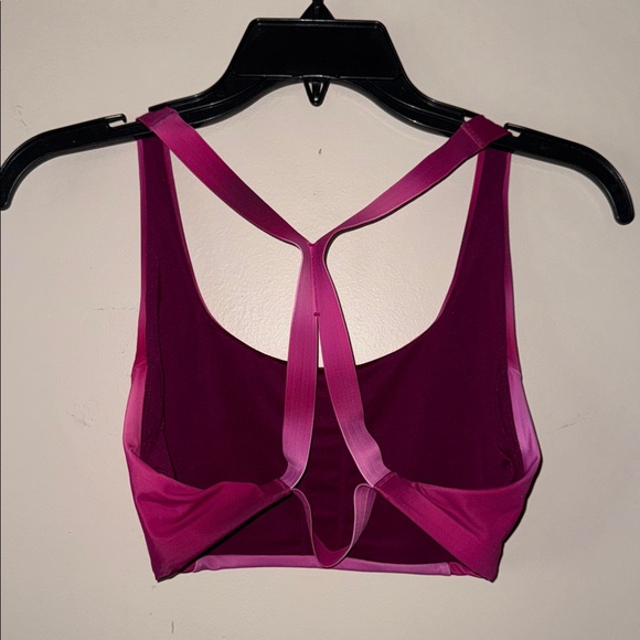 Athleta Pink Sports Bra with Crossback - Picture 2 of 3